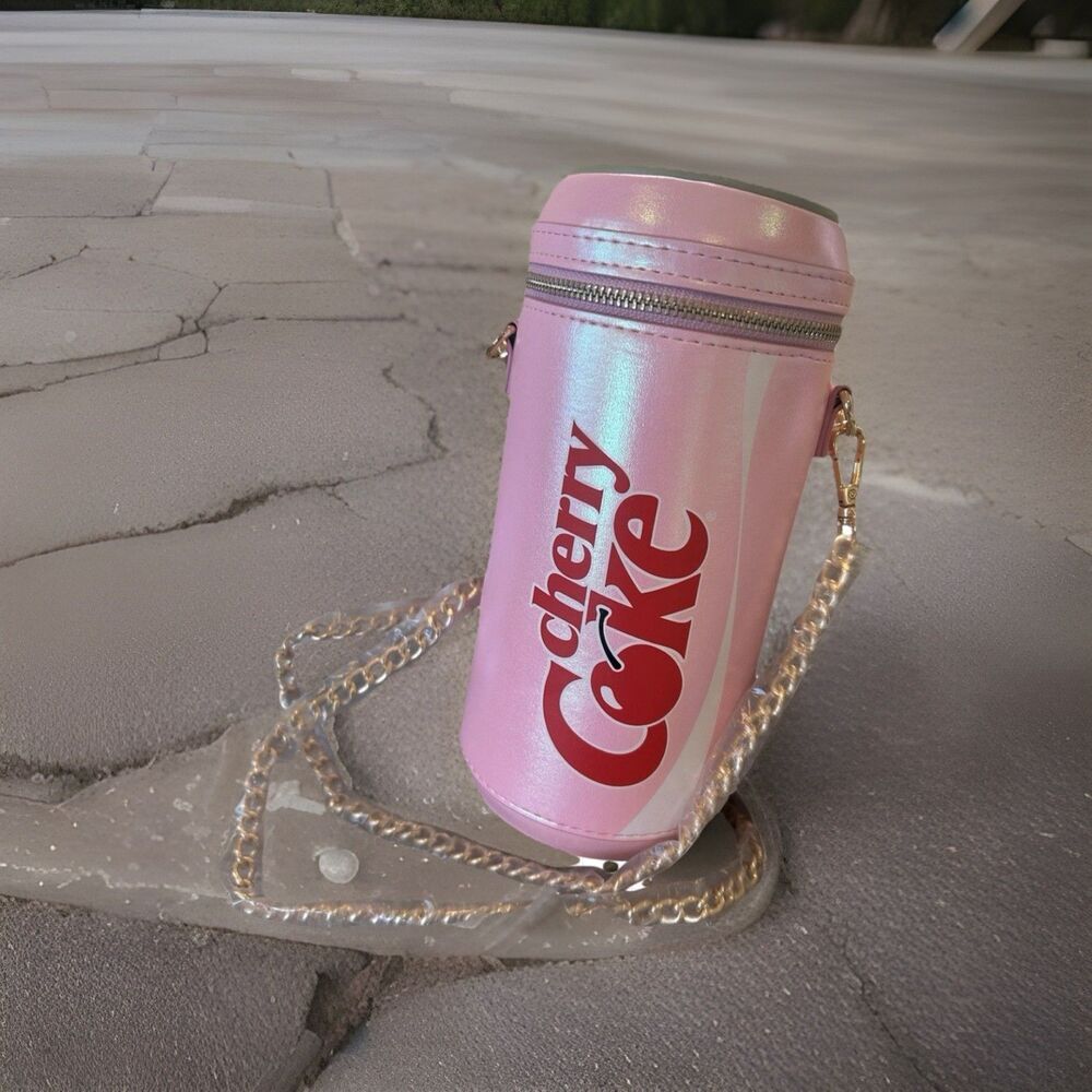 Cherry Coke Novelty Bag Crossbody Purse Skinnydip London Pink NWT